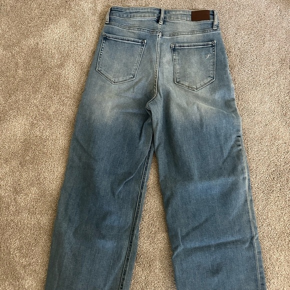 CJLA Women's Blue High-Waisted Jeans cropped - Picture 2 of 2